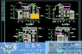 超豪华别墅建筑CAD设计施工图