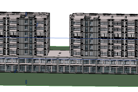 BIM模型-revit模型-住宅小区模型